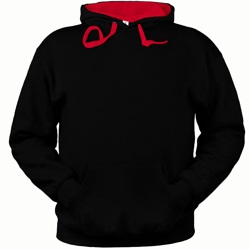Sudadera Capucha Contrastada Premium Hombre Frontal